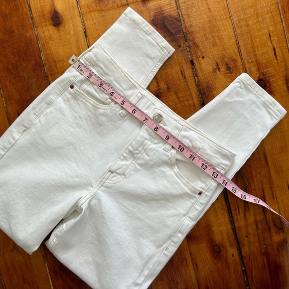 TOPSHOP_ Jaime High Waist Petite White Ankle Skinny Jeans 26 X 28 - Picture 6 of 11